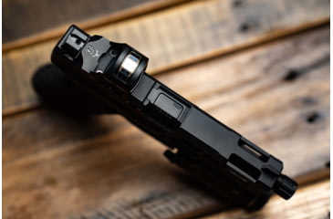 Image of Rosco Manufacturing Bloodline Glock 17 Barrel, 9mm, 5in, Pistol, 1-10 Twist, 1/2x28 Threaded, Melonite, Black, Black Nitride, BL-G17-9mm-M-TB