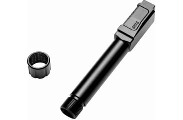 Image of Rosco Manufacturing Bloodline Glock 43X Barrel, 9mm, 3.9in, Pistol, 1-10 Twist, 1/2x28 Threaded, Melonite, Black, Black Nitride, BL-G43-9mm-M-TB