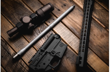 Image of Rosco Manufacturing Purebred .223 Wylde Barrel, 13.7in, Mid Length, Government, 1-8 Twist, 1/2x28 Thread, 80 Grit Bead Blast, Stainless, PB-137-GVT-223W-8-M