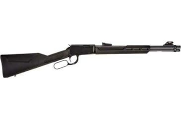 Image of Rossi Rio Bravo Lever Action Rifle, .22 Winchester Magnum Rimfire, 20in Barrel, Synthetic Wood Stock, Black, 12-Shot, RL22W201SY-FRRMPG