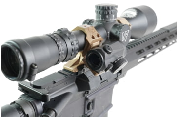 Image of Rotapoint 35 Offset Mount for 30mm Geissele &amp; Reptilia AUS Mounts, Aimpoint Micro Footprint, Right Hand, FDE, 30mm, A30-FDE