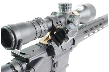 Image of Rotapoint 35 Offset Mount for 30mm Geissele &amp; Reptilia AUS Mounts, Holosun 509T Footprint, Ambi, Black, 30mm, H30