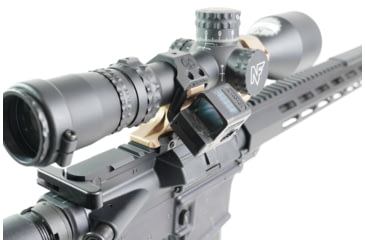 Image of Rotapoint 35 Offset Mount for 30mm Geissele &amp; Reptilia AUS Mounts, Holosun 509T Footprint, Ambi, Black, 30mm, H30