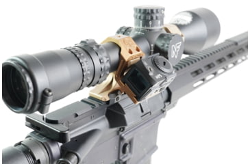 Image of Rotapoint 35 Offset Mount for 30mm Geissele &amp; Reptilia AUS Mounts, Aimpoint Acro Footprint, Ambi, FDE, 30mm, AC30-FDE