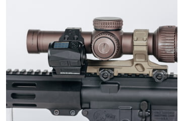 Image of Rotapoint 35 Offset Mount for 30mm Geissele &amp; Reptilia AUS Mounts, Holosun 509T Footprint, Ambi, Black, 30mm, H30