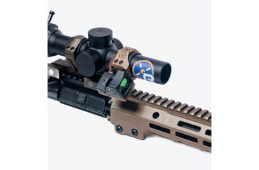 Image of Rotapoint 35 Offset Mount for 34mm Nightforce Rings &amp; Mounts, Trijicon RMR Footprint, Right Hand, FDE, 34mm, NT34