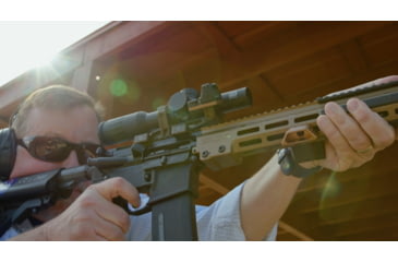 Image of Rotapoint 35 Offset Mount for 34mm Nightforce Rings &amp; Mounts, Trijicon RMR Footprint, Right Hand, FDE, 34mm, NT34