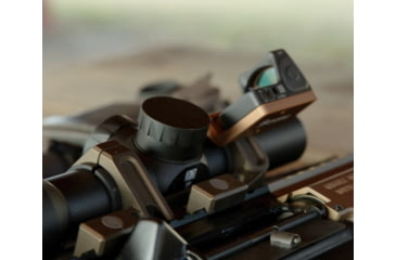 Image of Rotapoint 35 Offset Mount for 34mm Nightforce Rings &amp; Mounts, Trijicon RMR Footprint, Right Hand, FDE, 34mm, NT34