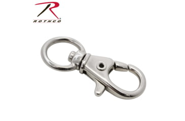 Image of Rothco 1/2 Swivel Trigger Snap Hook / Nickel - 10 Pack, 256