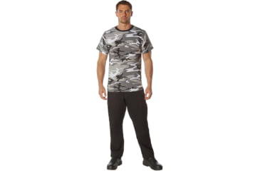 Image of Rothco 100% Cotton Camo T-Shirt - Mens, City Camo, Large, 60580-CityCamo-L
