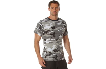 Image of Rothco 100% Cotton Camo T-Shirt - Mens, City Camo, Large, 60580-CityCamo-L