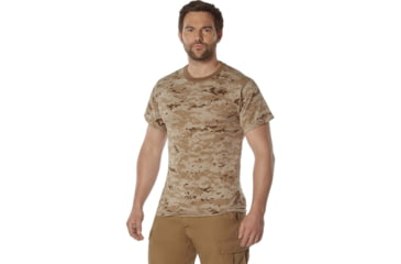 Image of Rothco 100% Cotton Camo T-Shirt - Mens, Desert Digital Camo, Extra Large, 60565-DesertDigitalCamo-XL