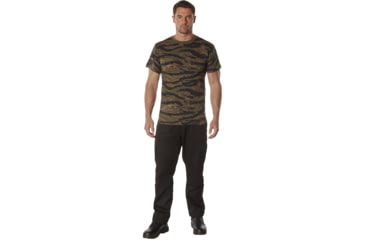 Image of Rothco 100% Cotton Camo T-Shirt - Mens, Tiger Stripe Camo, Extra Large, 60570-TigerStripeCamo-XL