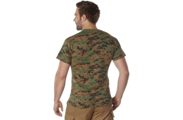 Image of Rothco 100% Cotton Camo T-Shirt - Mens, Woodland Digital Camo, Medium, 60575-WoodlandDigitalCamo-M