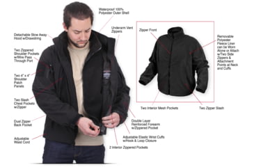 Image of Rothco 3-in-1 Spec Ops Soft Shell Jacket, Extra Large, 3943-XL