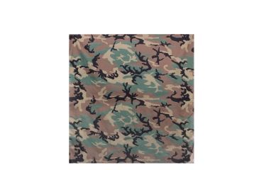 Image of Rothco 35 Camo Bandana, Woodland Camo, 4346-WoodlandCamo