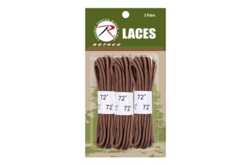 Image of Rothco 72 Boot Laces - 3 Pack, Coyote Brown, 6017-CoyoteBrown
