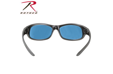 Image of Rothco 9MM Sunglasses, Blue / Mirror, 4356-BlueMirror