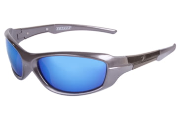 Image of Rothco 9MM Sunglasses, Blue / Mirror, 4356-BlueMirror