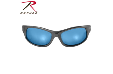 Image of Rothco 9MM Sunglasses, Blue / Mirror, 4356-BlueMirror