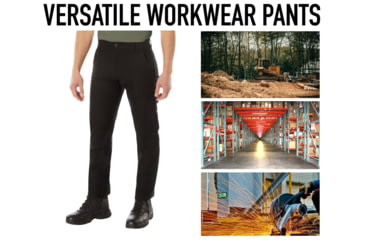 Image of Rothco Active Flex Four Pocket Work Pants, Midnight Navy Blue, 30, 62061-MidnightNavyBlue-28Wx30L
