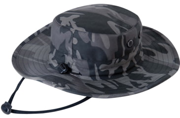 Image of Rothco Adjustable Boonie Hat - Mens, One Size, Black Camo, 52561-BlackCamo