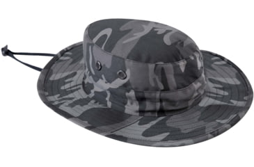 Image of Rothco Adjustable Boonie Hat - Mens, One Size, Black Camo, 52561-BlackCamo