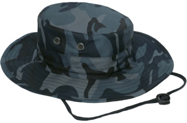 Image of Rothco Adjustable Boonie Hat - Mens, One Size, Midnight Blue Camo, 52560-MidnightBlueCamo