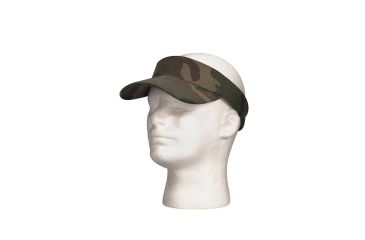 Image of Rothco Adjustable Twill Visor, Woodland Camo, 5400-WoodlandCamo