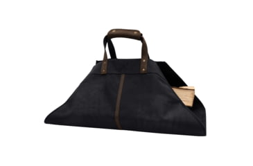 Image of Rothco Backwoods Waxed Canvas Log Carrier, Black, 71080-Black