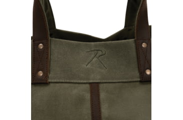 Image of Rothco Backwoods Waxed Canvas Log Carrier, Olive Drab, 71081-OliveDrab