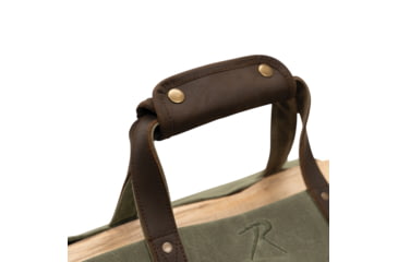 Image of Rothco Backwoods Waxed Canvas Log Carrier, Olive Drab, 71081-OliveDrab