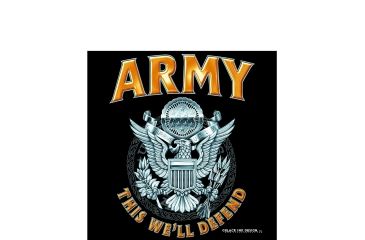 Image of Rothco Black Army Emblem T-Shirt, Small, 80205-S