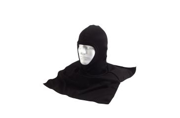 Image of Rothco Black Polyester Balaclava w/ Dickie, 5522
