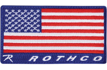 Image of Rothco Brand US Flag Patch, Red/White/Blue, 1897-RedWhiteBlue