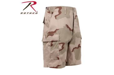 Image of Rothco Camo BDU Shorts, 6-Color Desert Camo, Extra Small, 7072-6-ColorDesertCamo-XS