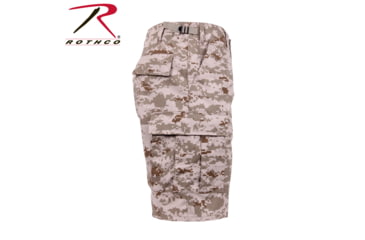 Image of Rothco Camo BDU Shorts, 6-Color Desert Camo, Extra Small, 7072-6-ColorDesertCamo-XS
