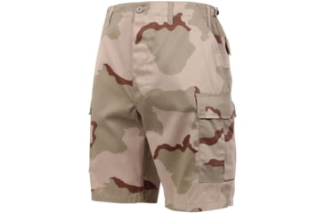 Image of Rothco Camo BDU Shorts, Tri-Color Desert Camo, Extra Large, 7672-Tri-ColorDesertCamo-XL