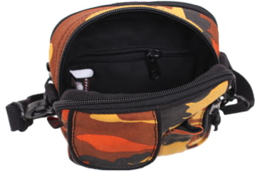 Image of Rothco Camo Excursion Organizer Shoulder Bag, Savage Orange Camo, 2323