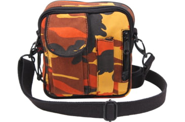 Image of Rothco Camo Excursion Organizer Shoulder Bag, Savage Orange Camo, 2323