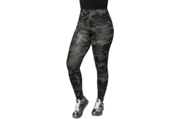 Image of Rothco Camo Leggings - Women's, 2XL, Black Camo, 3894-BlackCamo-2XL