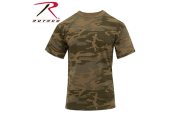 Image of Rothco Camo T-Shirts, Small, Coyote Camo, 10566-CoyoteCamo-S