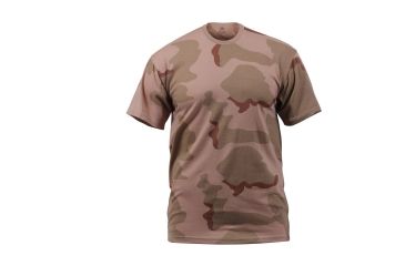 Image of Rothco Camo T-Shirts, Tri-Color Desert Camo, XL, 8767-Tri-ColorDesertCamo-XL