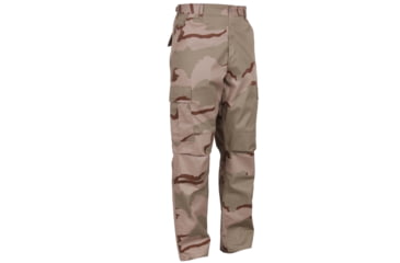 Image of Rothco Camo Tactical BDU Pants - Mens, Tri-Color Desert Camo, Small, 8965-Tri-ColorDesertCamo-S