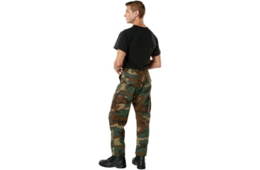 Image of Rothco Camo Tactical BDU Pants - Mens, Woodland Camo, Small Long, 7942-WoodlandCamo-S-Long