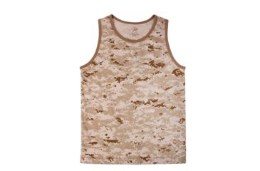 Image of Rothco Camo Tank Top, Desert Digital Camo, XL, 8772-DesertDigitalCamo-XL