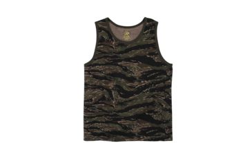 Image of Rothco Camo Tank Top, Tiger Stripe Camo, XL, 8723-TigerStripeCamo-XL