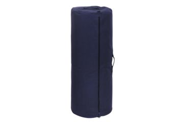 Image of Rothco Canvas Duffle Bag With Side Zipper, Navy Blue, 30x50, 3493-NavyBlue-30x50