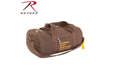 Image of Rothco Canvas Equipment Bag 3649, Woodland Camo, 19 in, 22338-WoodlandCamo-19Inches