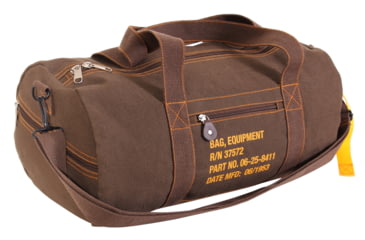 Image of Rothco Canvas Equipment Bag 3649, Woodland Camo, 19 in, 22338-WoodlandCamo-19Inches
